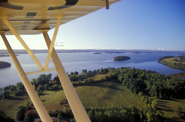 Flying over Rice Lake, Ontario, Canada - 00333MS