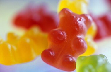 Jellybabies, traditional German sweety, extreme close-up - AS01109