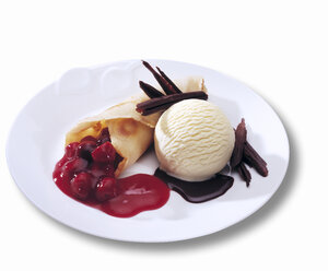 Ice cream vanilla with filled crepe - 01200CS-U