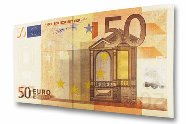 Fünfzig-Euro-Banknote, Nahaufnahme - 01028CS-U