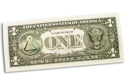 One Dollar, lizenzfreies Stockfoto