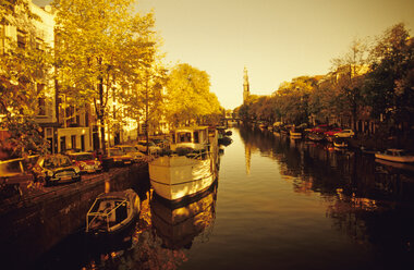 Prinsengracht, Westerkerk, Amsterdam, Holland - MS01405