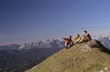 Austria, Salzburger Land, on top of mountains - HHF00043