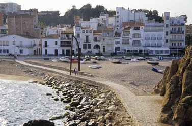 Spanien, Katalonien, Costa Brava, Blanes, Sant Andreu de la Palomera, Paarwandern - MS01186