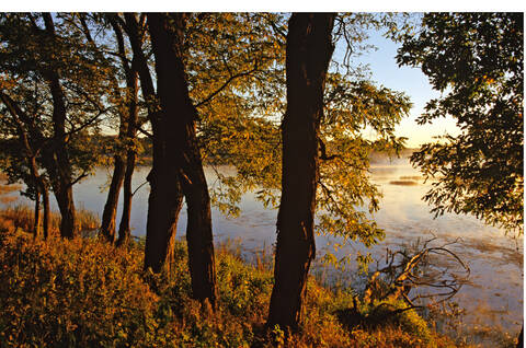 Ontariosee, in der Nähe von Port Ontario, Kanada, lizenzfreies Stockfoto