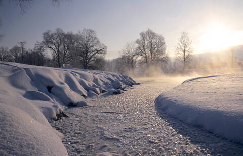 winter in bayern, lizenzfreies Stockfoto