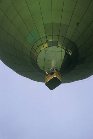 Hot-air balloon stock photo