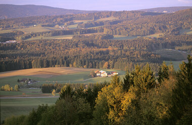 Landschaft, bei Freyung, Bayerischer Wald, Deutschland, Blickwinkel - HSF00961