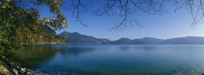 Walchensee, Oberbayern, See im Herbst - MRF00541