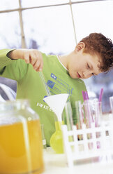 Boy in chemical lab - WESTF00005