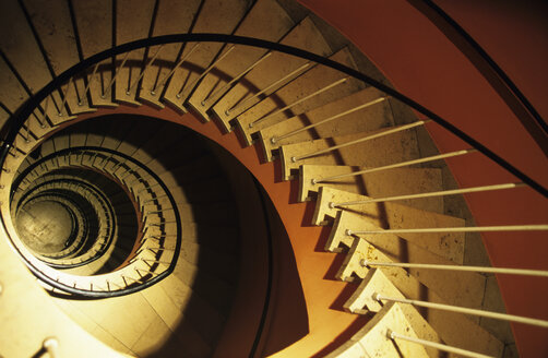 Winding staircase, top view - AGF00615