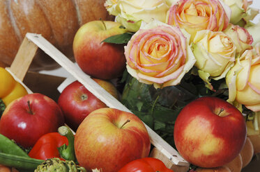 Vegetables apples and roses - 00017LRH-U