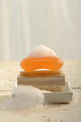 Soap on nailbrush - ASF02004