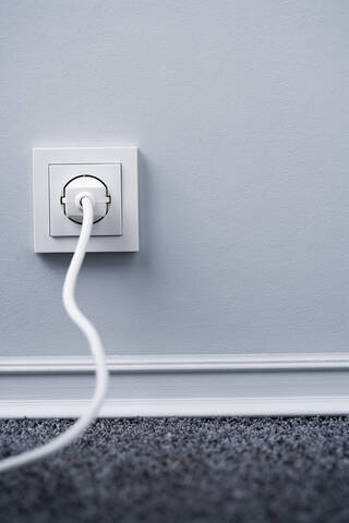 Plug in outlet stock photo