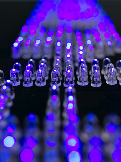 Blue LED, close-up, (selective focus) - KMF00080