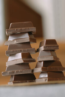Haufenweise Schokolade, Nahaufnahme - ASF02131
