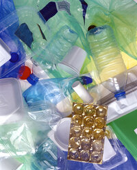 Empty plastic packing, close-up - TH00241