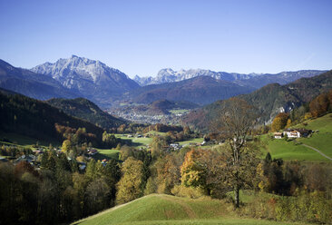 Deutschland, Bayern, Oberau, Ansicht einer Landschaft - WW00132