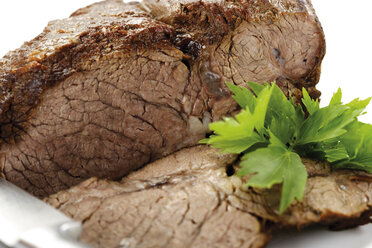 Roast beef on plate - 04002CS-U