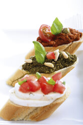 Bruschetta mit Pesto, italienische Vorspeisen - 04056CS-U