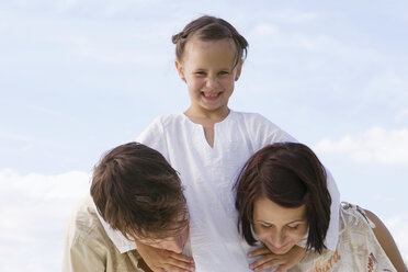 Daughter playing with parents - LDF00363