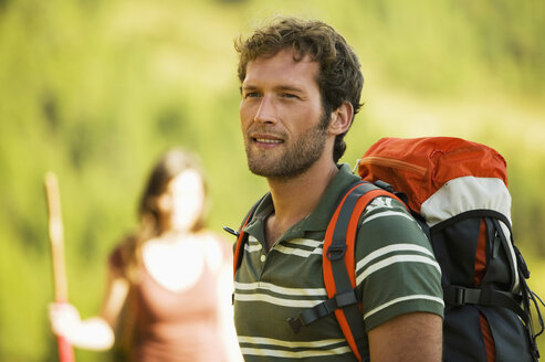 Young couple in mountains - BABF00178