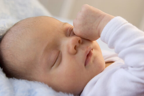 Baby sleeping, close-up - SMOF00082