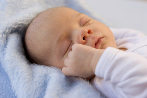 Baby sleeping, close-up - SMOF00081