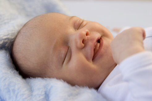 Baby sleeping, close-up - SMOF00079