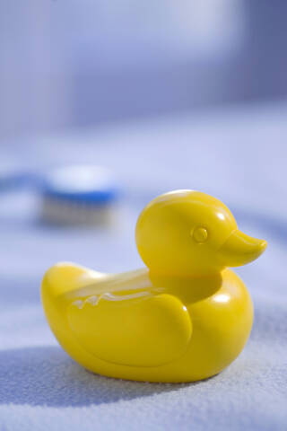 Gelbe Gummi-Ente, lizenzfreies Stockfoto