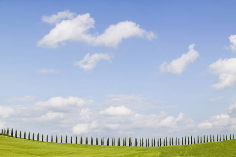 Italien, Toskana, Landschaft, lizenzfreies Stockfoto