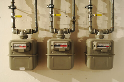 Three gas meters - ASF02681