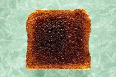 Slice of toast, close-up, elevated view - THF00377