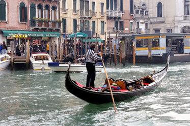 Italien, Venedig, Canale grande, Gondel - 00212LR-U