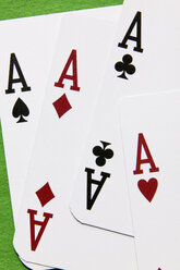 Four aces, close-up - THF00404