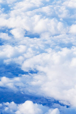 Sea of clouds stock photo