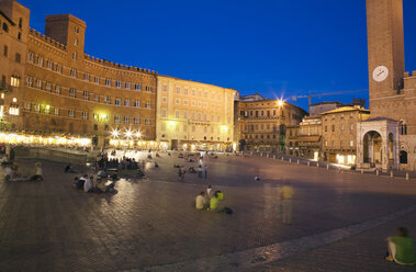 Italien, Siena, Rathausplatz, Palazzo Publico - GWF00422