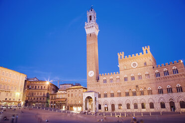 Italien, Siena, Rathausplatz, Palazzo Publico - GWF00421