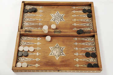 Backgammon-Brett, Nahaufnahme - KMF00690