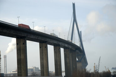 Germany, Hamburg, Koehlbrand bridge - NHF00291