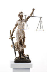 Justitia-Figur auf Sockel - 06164CS-U