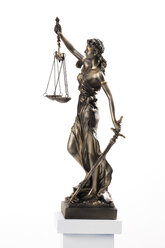 Justitia-Figur auf Sockel - 06163CS-U