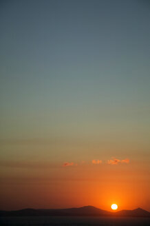 Griechenland, Naxos, Sonnenuntergang - MRF00849