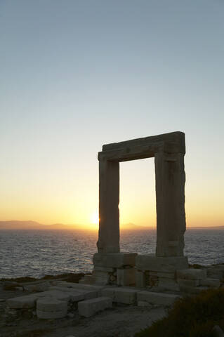 Griechenland, Naxos, Apollo-Tempel, lizenzfreies Stockfoto