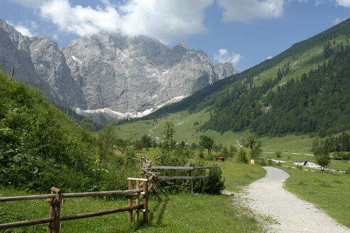 Österreich, Berglandschaft mit Feldweg - GNF00904