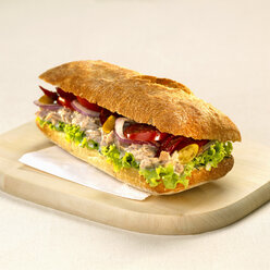 Sandwich with cheese with tuna - CHKF00386