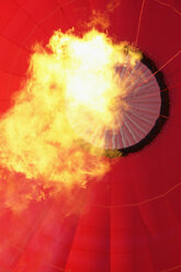 Heating up the air in a hot-air balloon - GNF00924