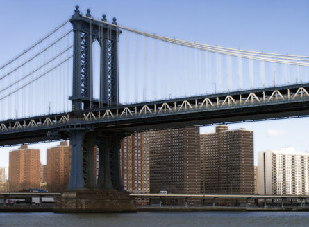 USA, New York, Manhattan-Brücke - TLF00046