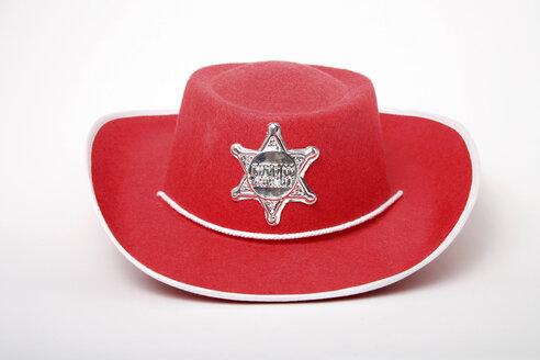 Red cowboy hat, close-up - TCF00058