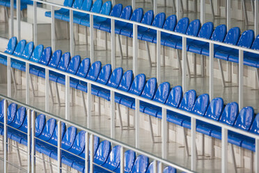 Seatings in sport stadium, close-up - WEST05741